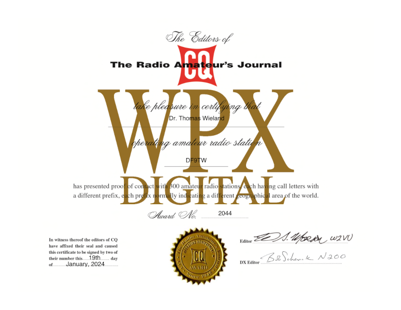 CQ WPX DIGITAL
